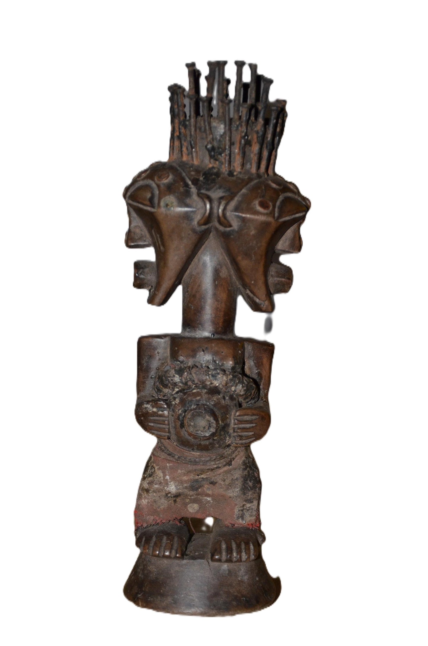 Authentic Songye Nkishi | Power Statue | Congolese Tribal Fetish Art
