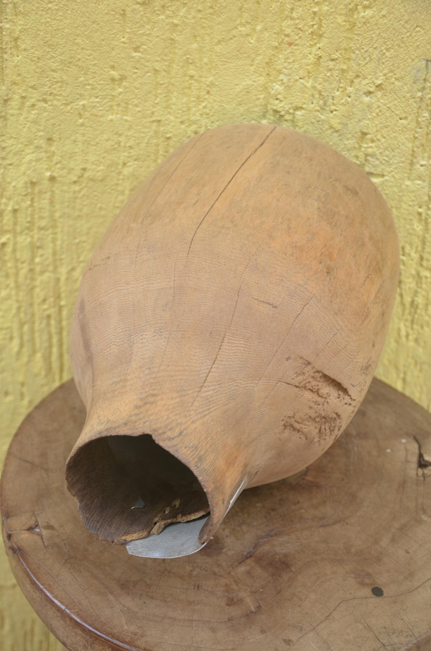 Authentic Rwandan Milk Vessel | Icyansi Traditional Wood Art | African Decor
