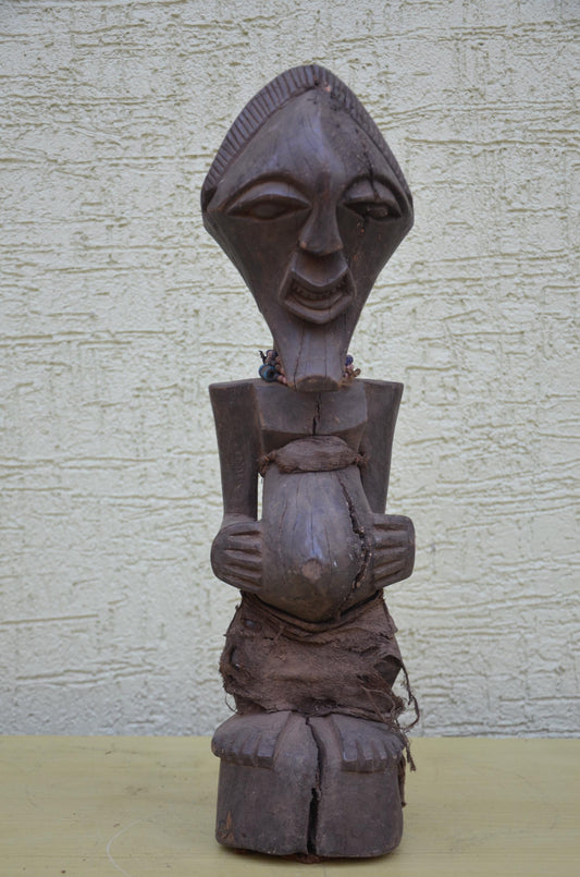 Authentic Male Songye Power Figure | Congolese Tribal Art