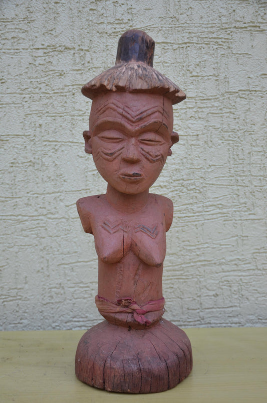 Authentic Chokwe Pende Female Half-Figure | African Art