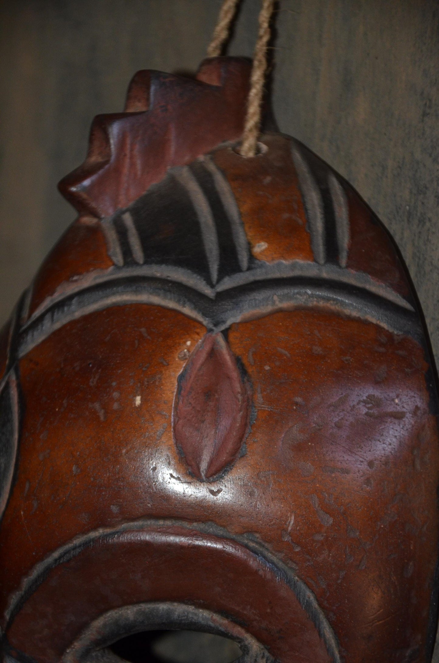 Authentic Chokwe Mask | Congolese Tribal Art | Hand-Carved Wood