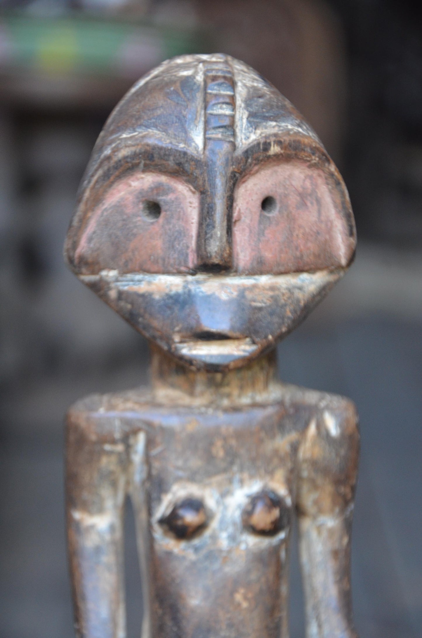 Authentic Tabwa Ancestor Figure | Congolese Tribal Wood Sculpture