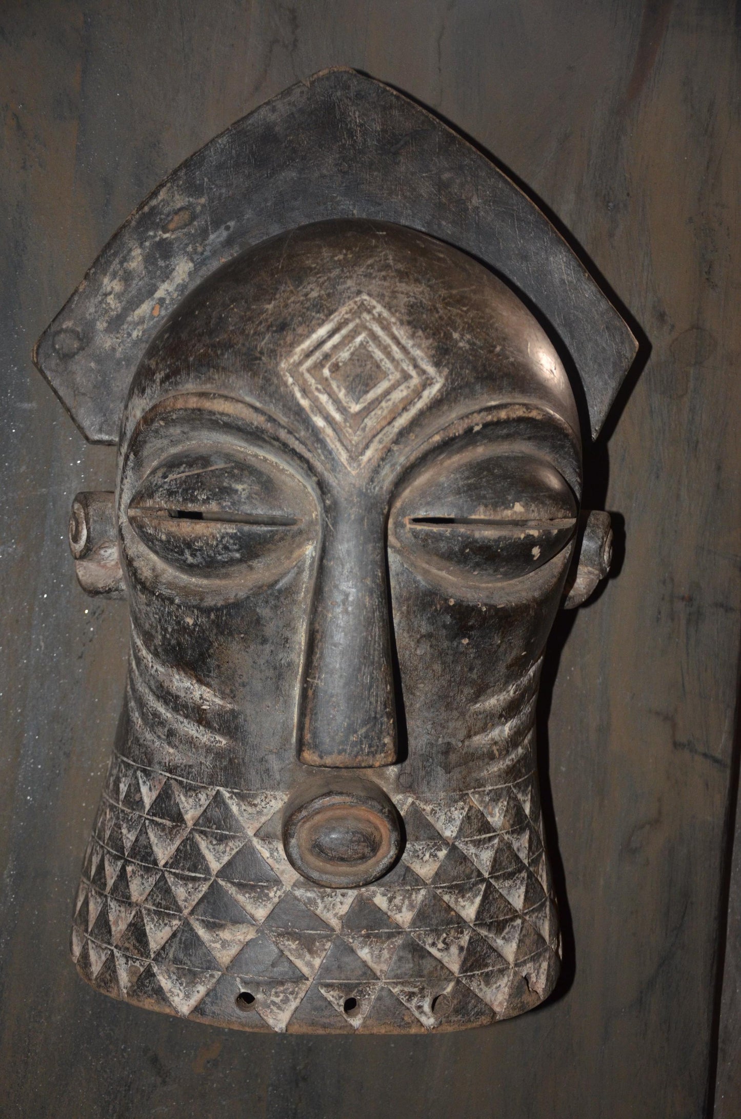 Authentic Luba Songye Mask | Kikashi Female Spirit | Tribal African Art