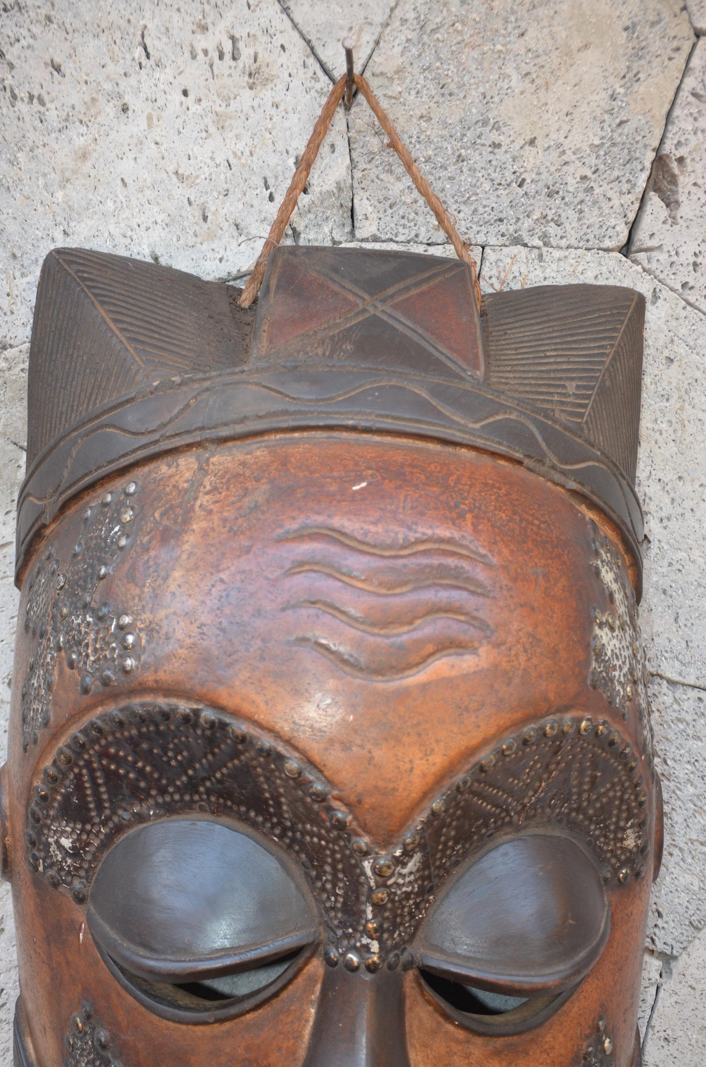 Authentic Pende Mask | Large Congolese Tribal Art | Statement Piece
