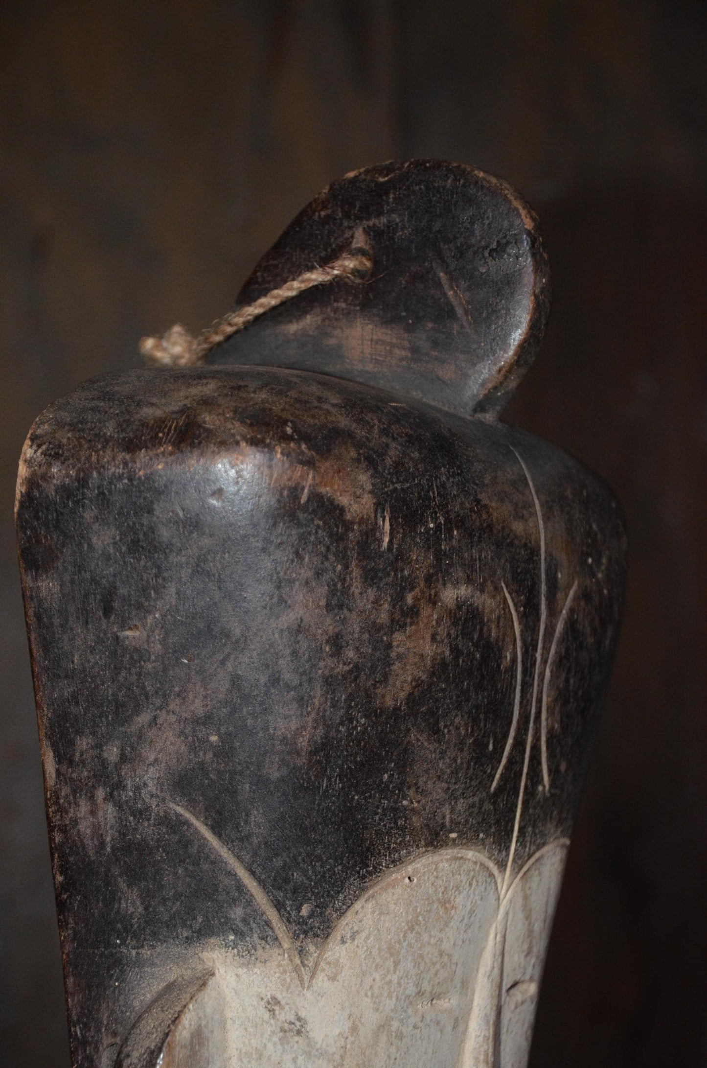 Authentic Fang Ngil Mask | Gabonese Tribal Art | Large Wood Carving
