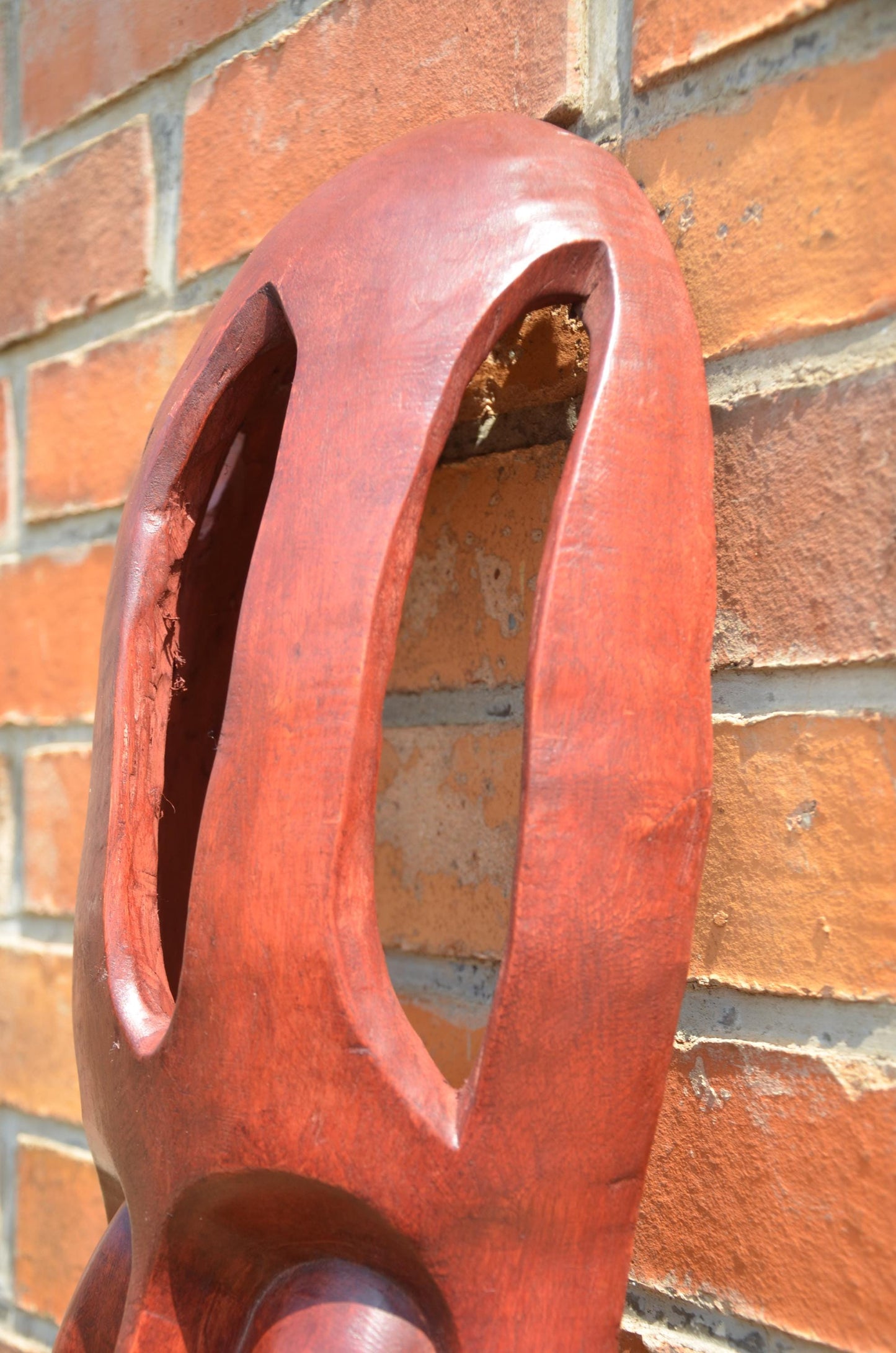 Authentic Large Rwandan Decorative Wall Mask | East African Art