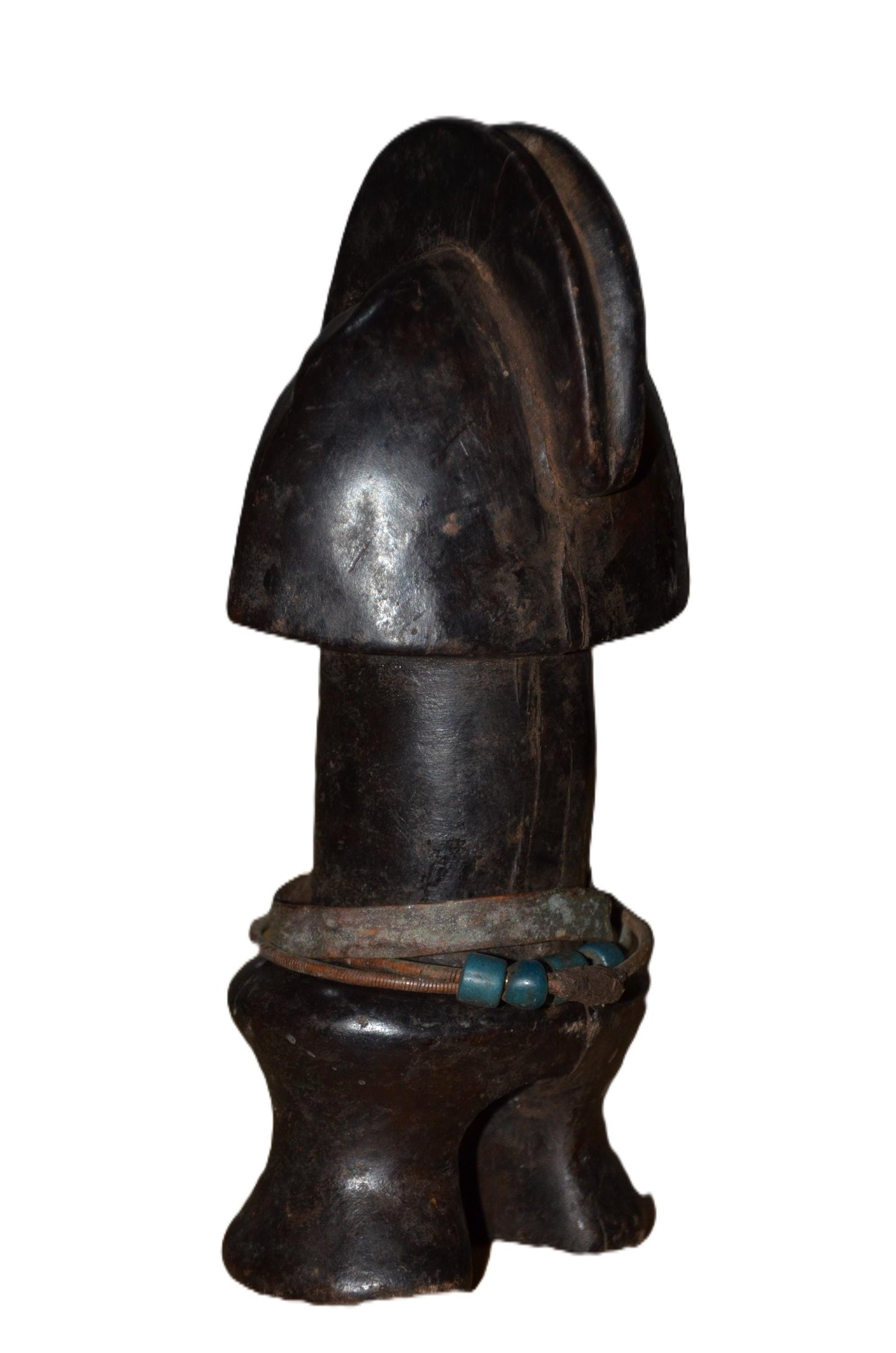 Authentic Congo Statue | Congolese Tribal Art | Hand-Carved Wood Sculpture