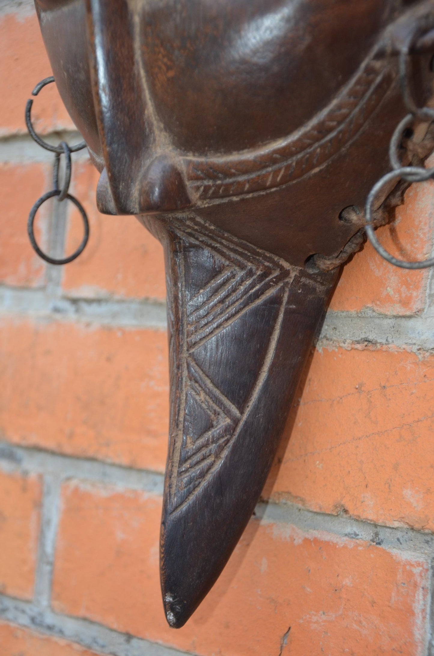 Authentic Pende/Mbagani Facial Mask | Congolese Tribal Art