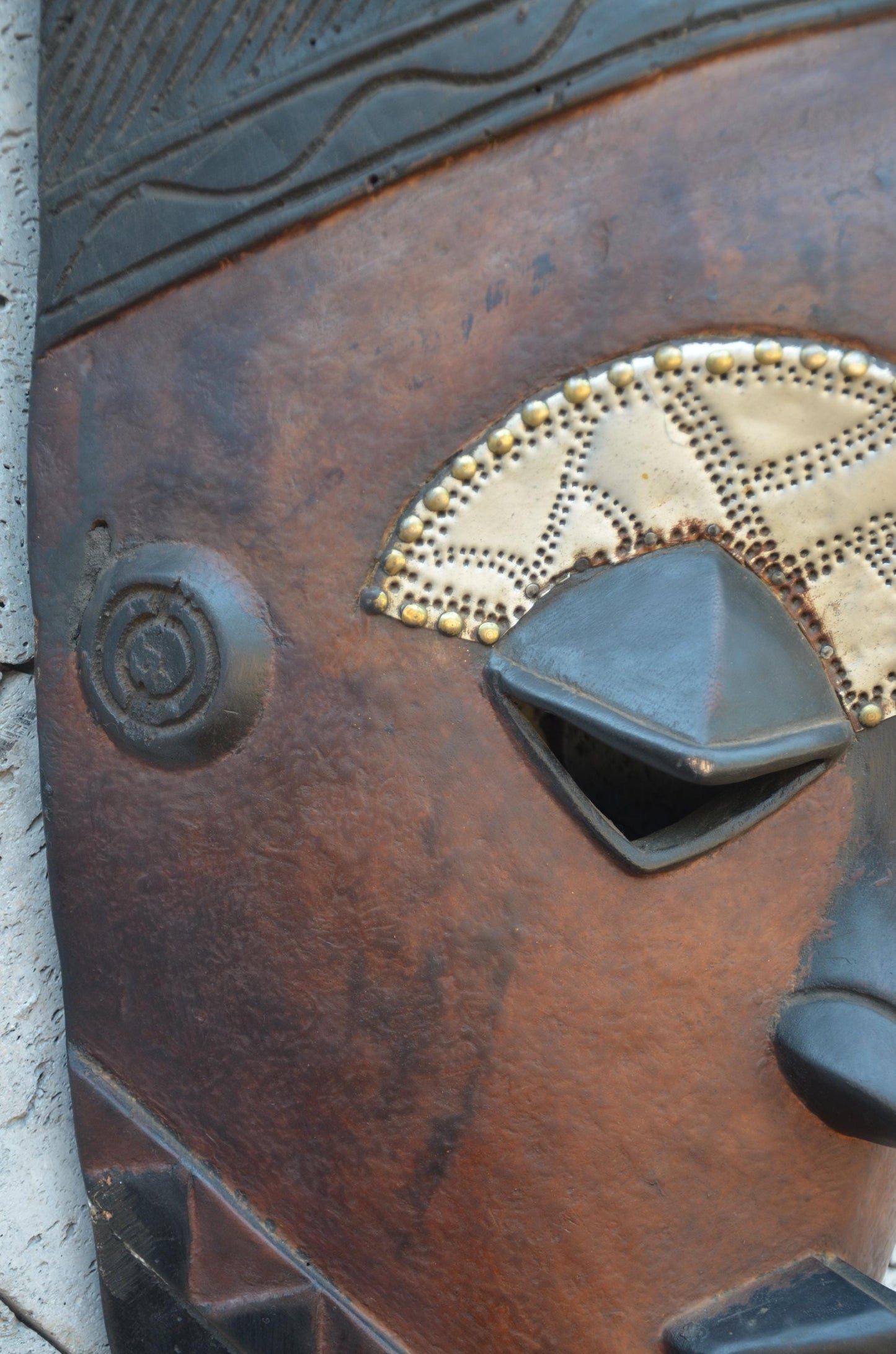 Authentic Chokwe Mask | Large Congolese Tribal Art | Statement Piece