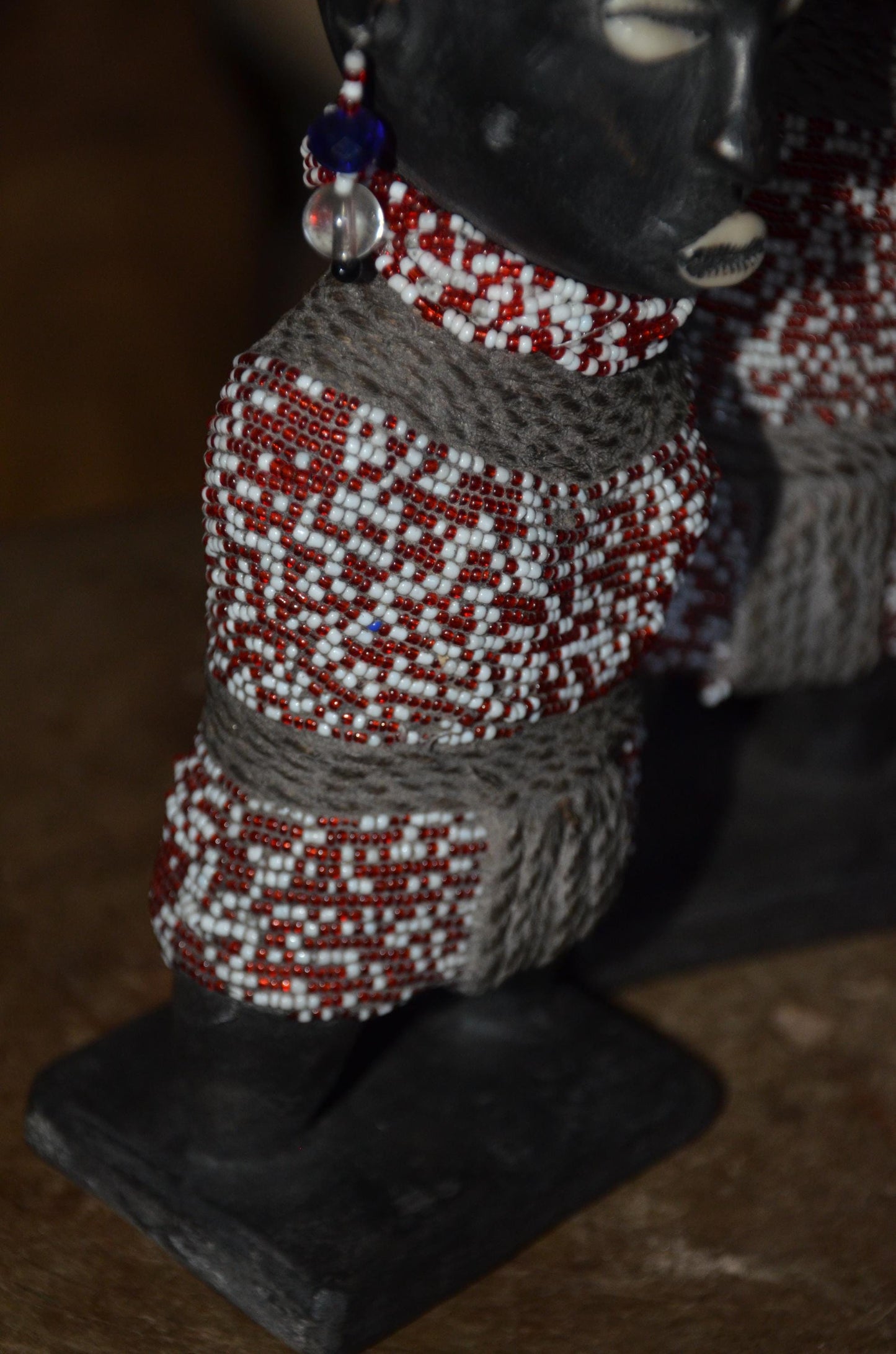 Authentic Namji Dowayo Beaded Fertility Dolls | Cameroonian Art