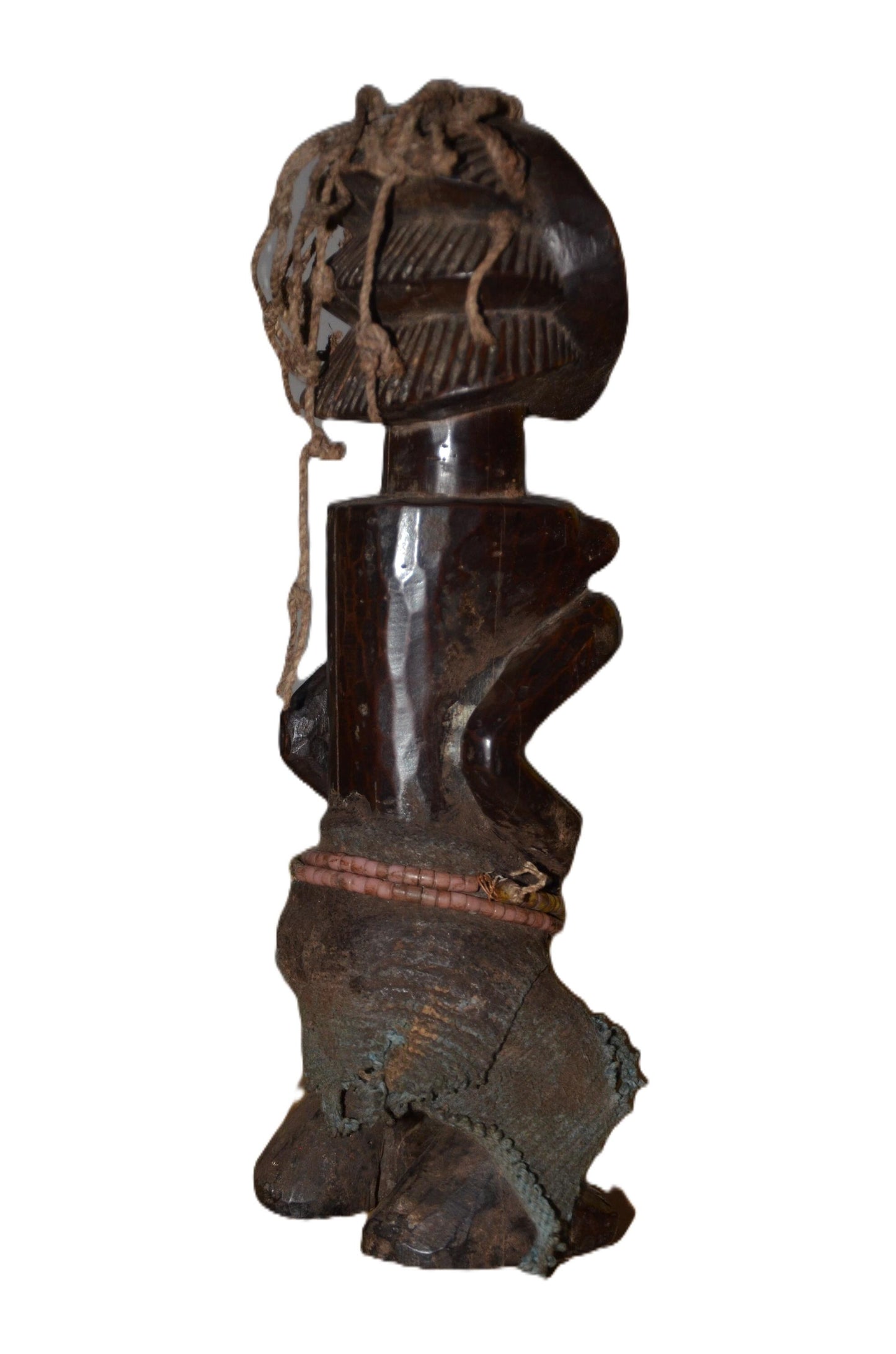 Authentic Ndekese Statue | Congolese Tribal Art | Hand-Carved Wood Sculpture