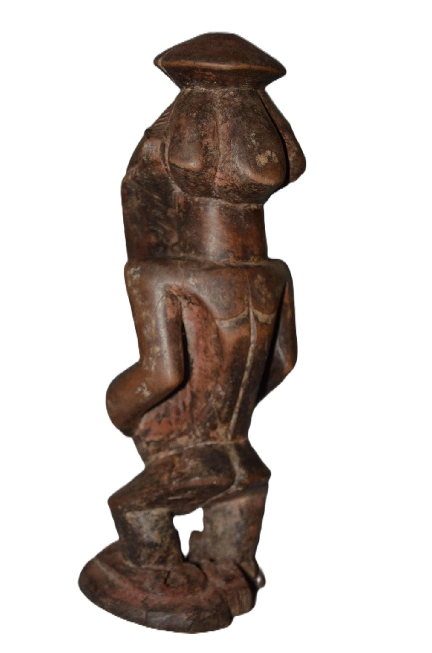 Authentic Lega Statue | Congolese Tribal Art | Hand-Carved Wood Sculpture