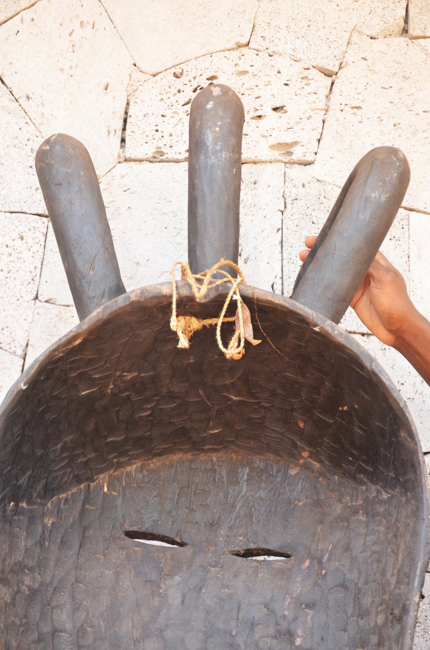 Authentic Tetela Mask | Large Congolese Tribal Art | Statement Piece
