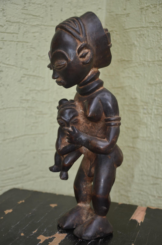 Authentic Kongo/Yombe Maternity Statue | Congolese Tribal Art