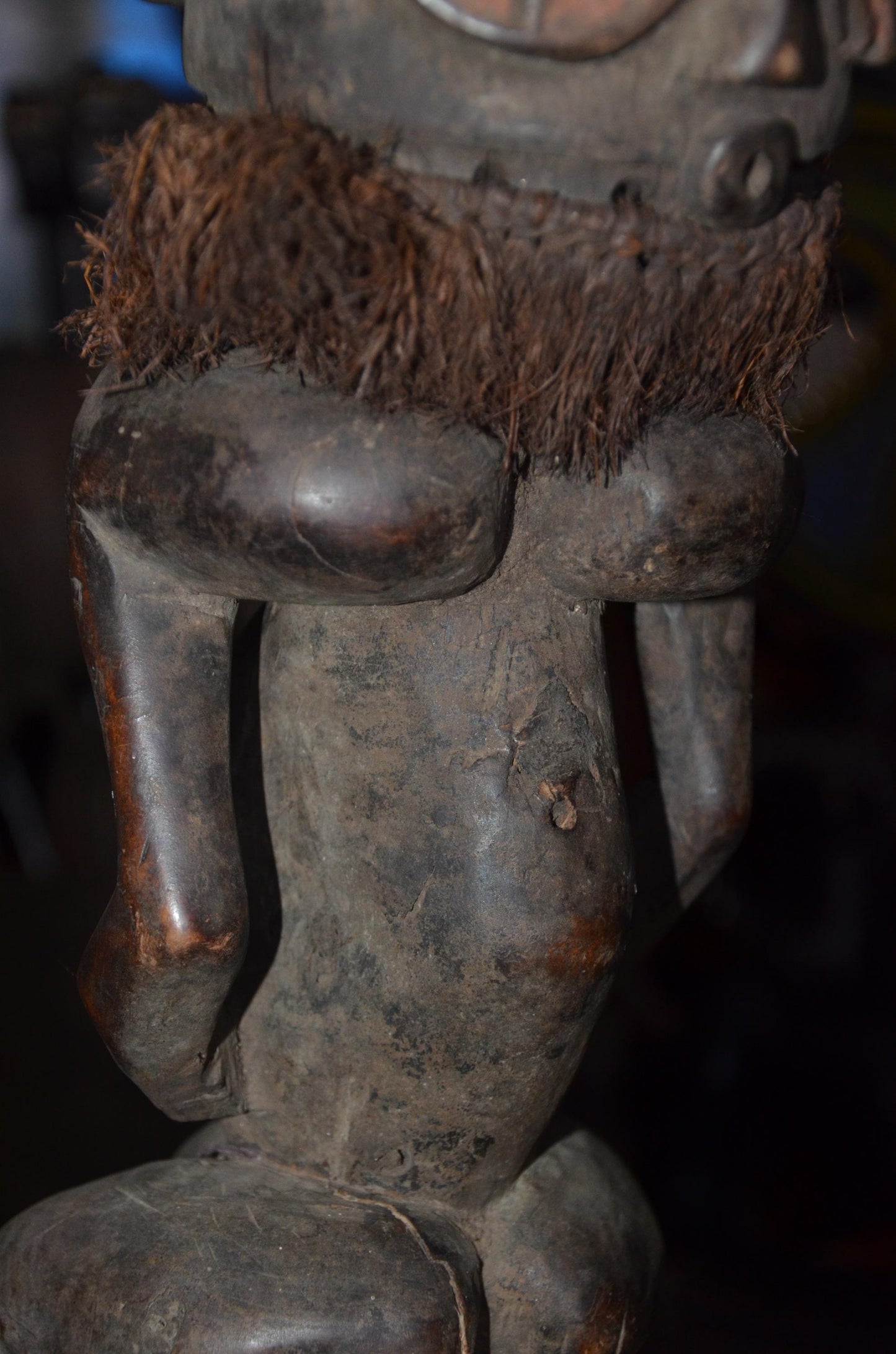 Authentic Tanzanian Power Figure | Kwaya Sukuma Nyamwezi Wood Carving | Tribal Statue