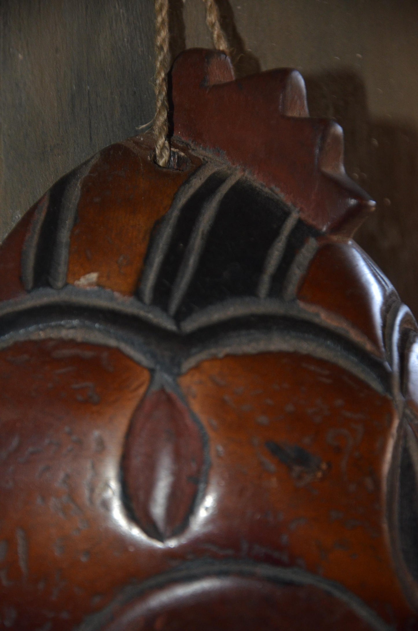 Authentic Chokwe Mask | Congolese Tribal Art | Hand-Carved Wood