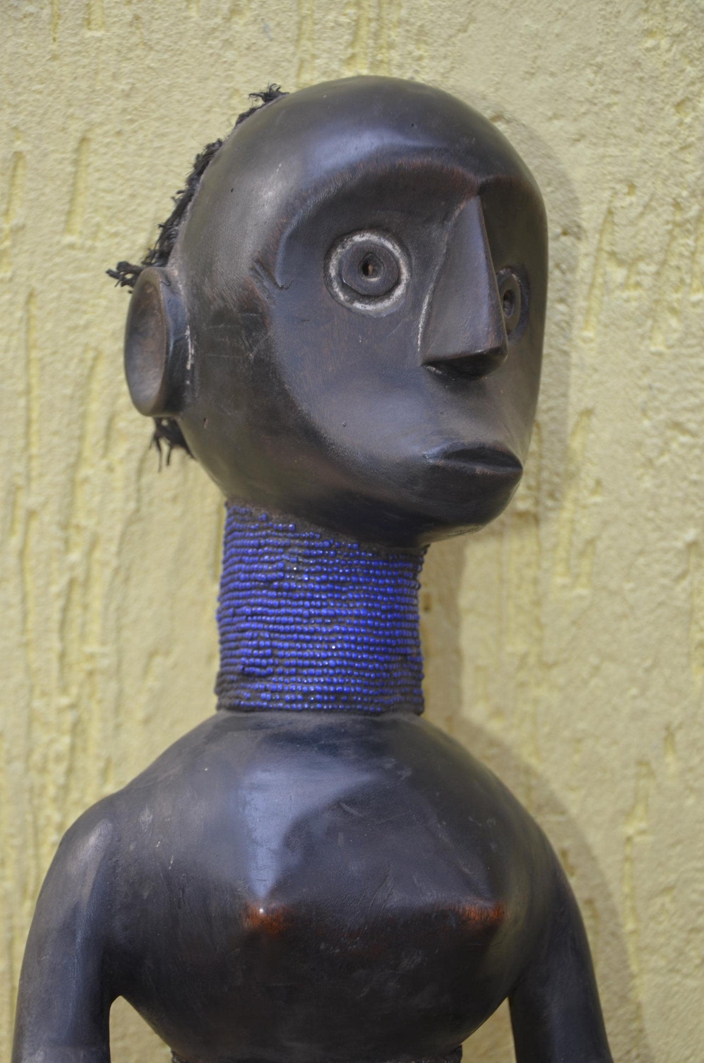 Namji Fertility Dolls – 30" Hand-Carved Beaded Dowayo Figures – Cameroon Art.