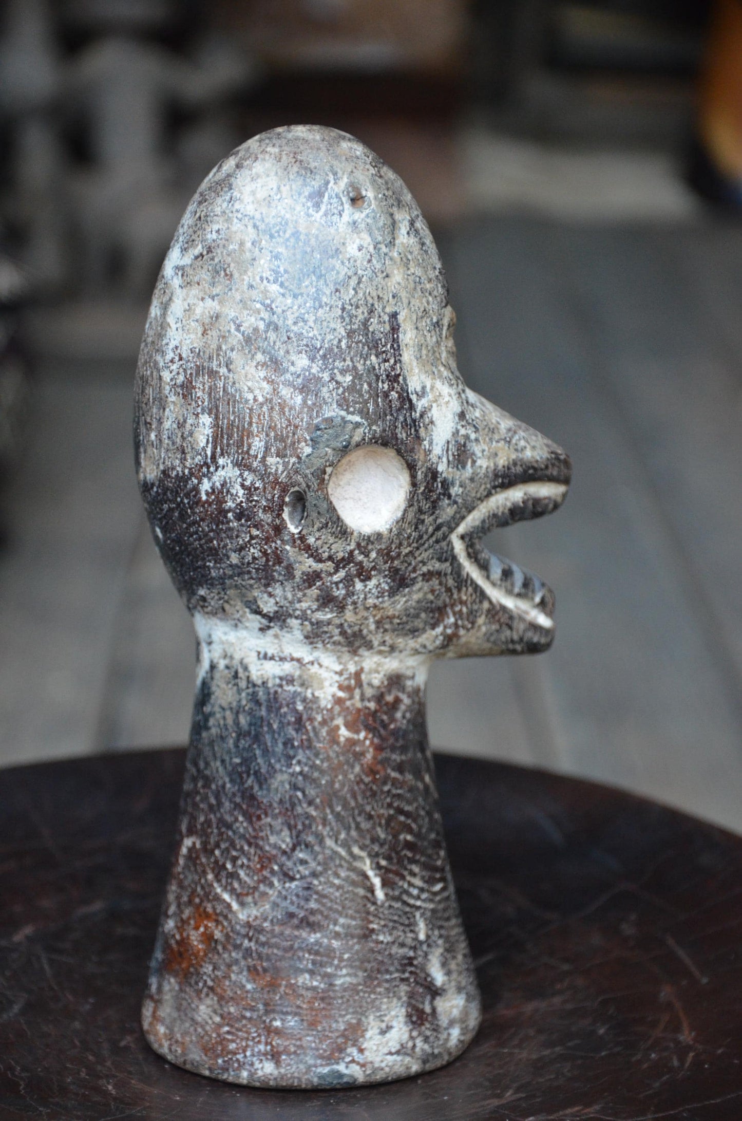 Authentic Lega Animal Sculpture | Tribal Wood Carving | Congolese Art