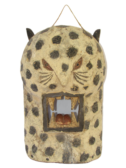 Hand carved wall hanging African traditional wooden masks from D.R.C