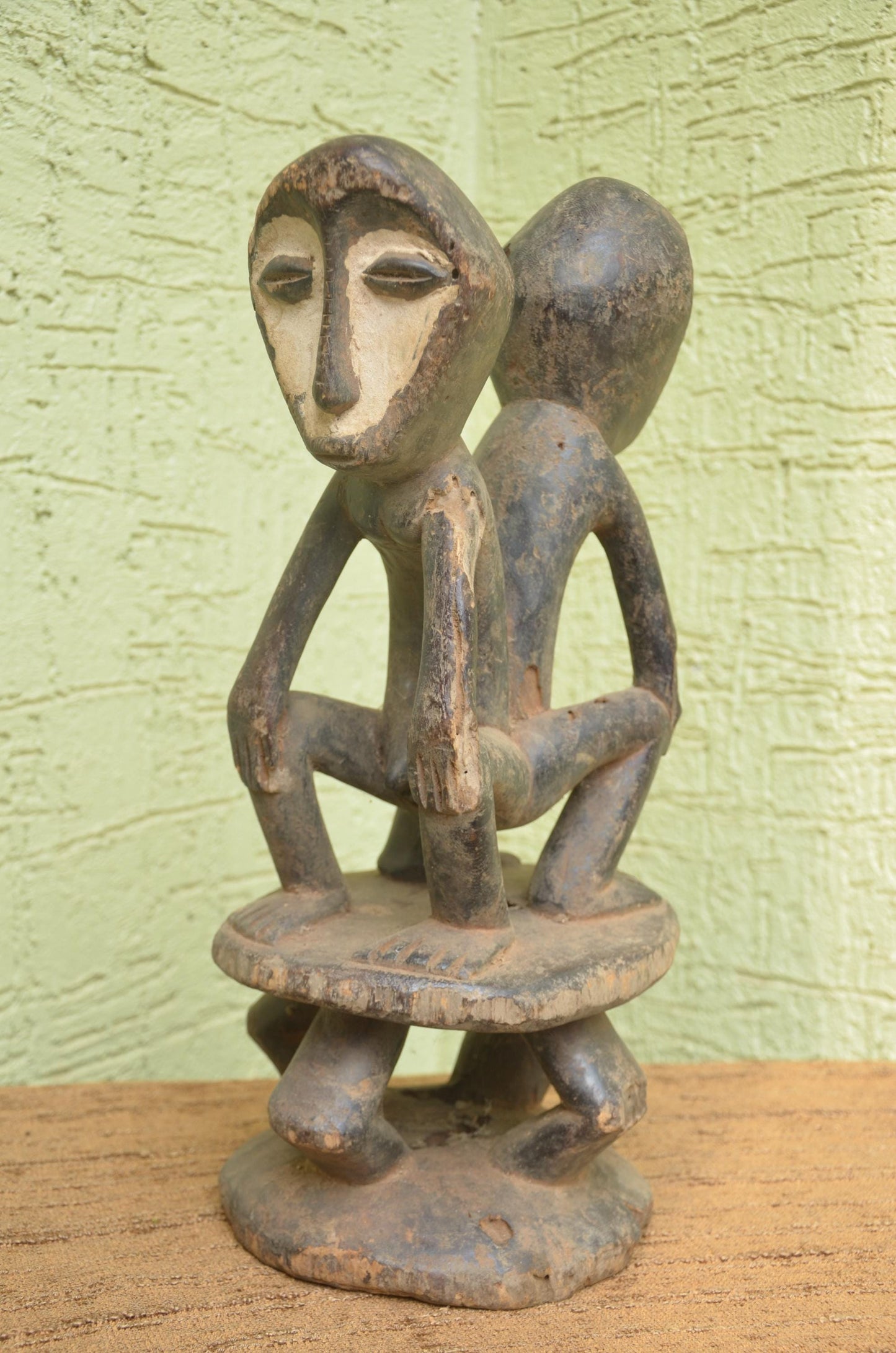 Authentic Lega Janus Figure | Congolese Philosophical Art