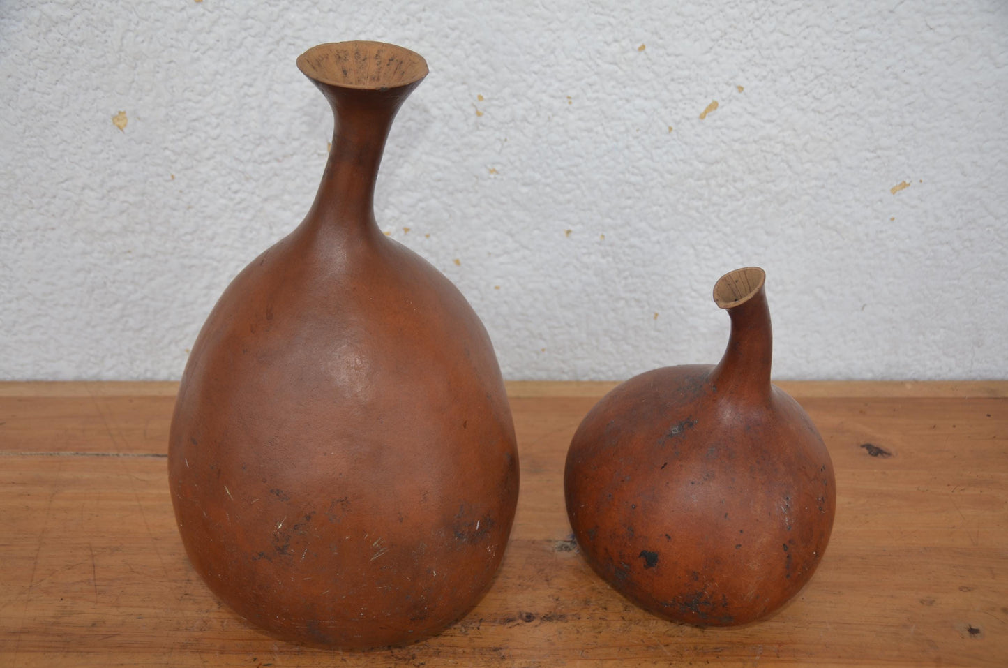 Handcrafted African Calabash Gourd Set | Traditional Natural Art Accent