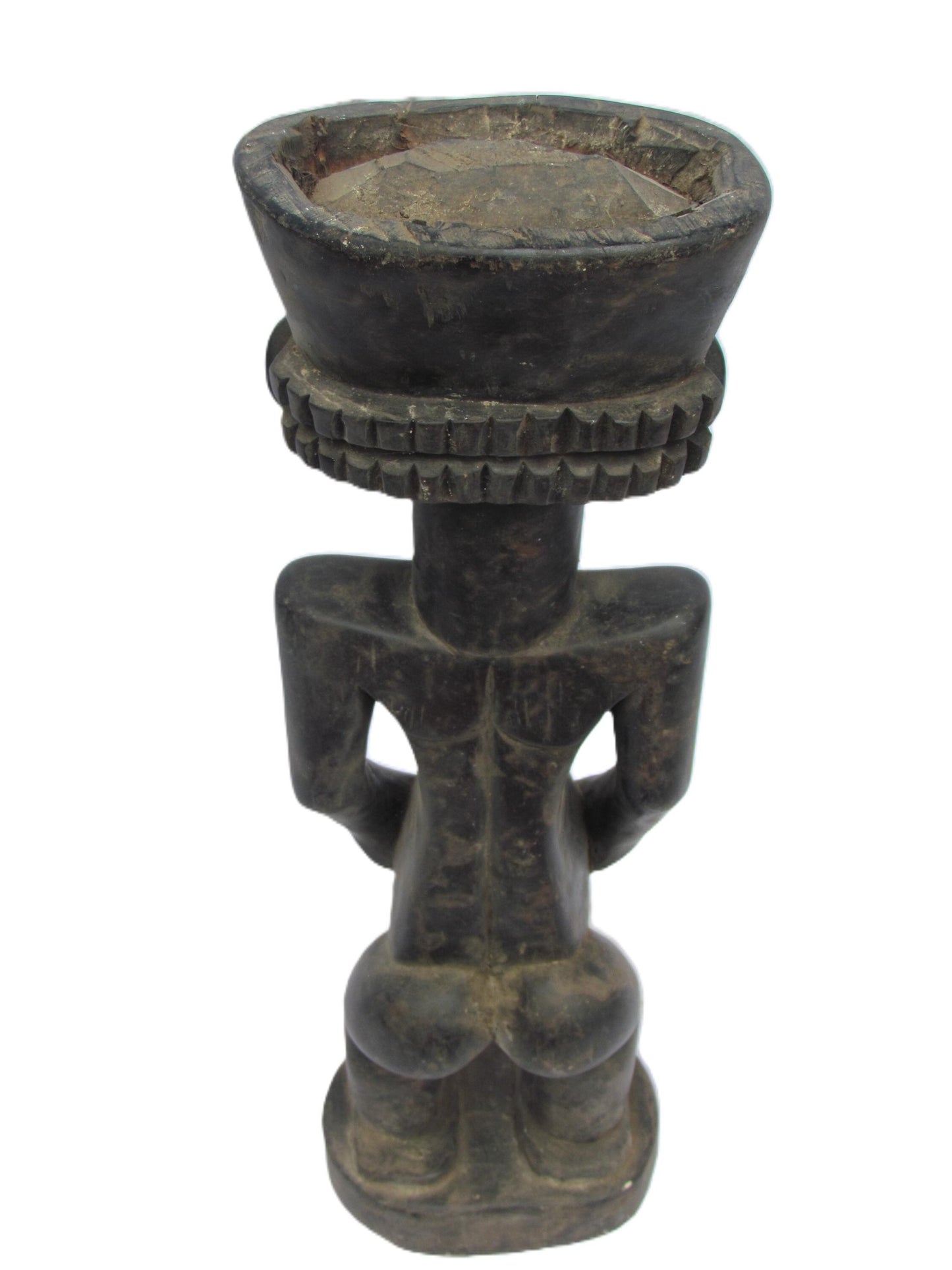 Figurine tribale magique Kusu, sculpture africaine sculptée à la main, art centrafricain du Congo, de la Zambie et de l'Afrique centrale, décoration ethnique rare pour la maison