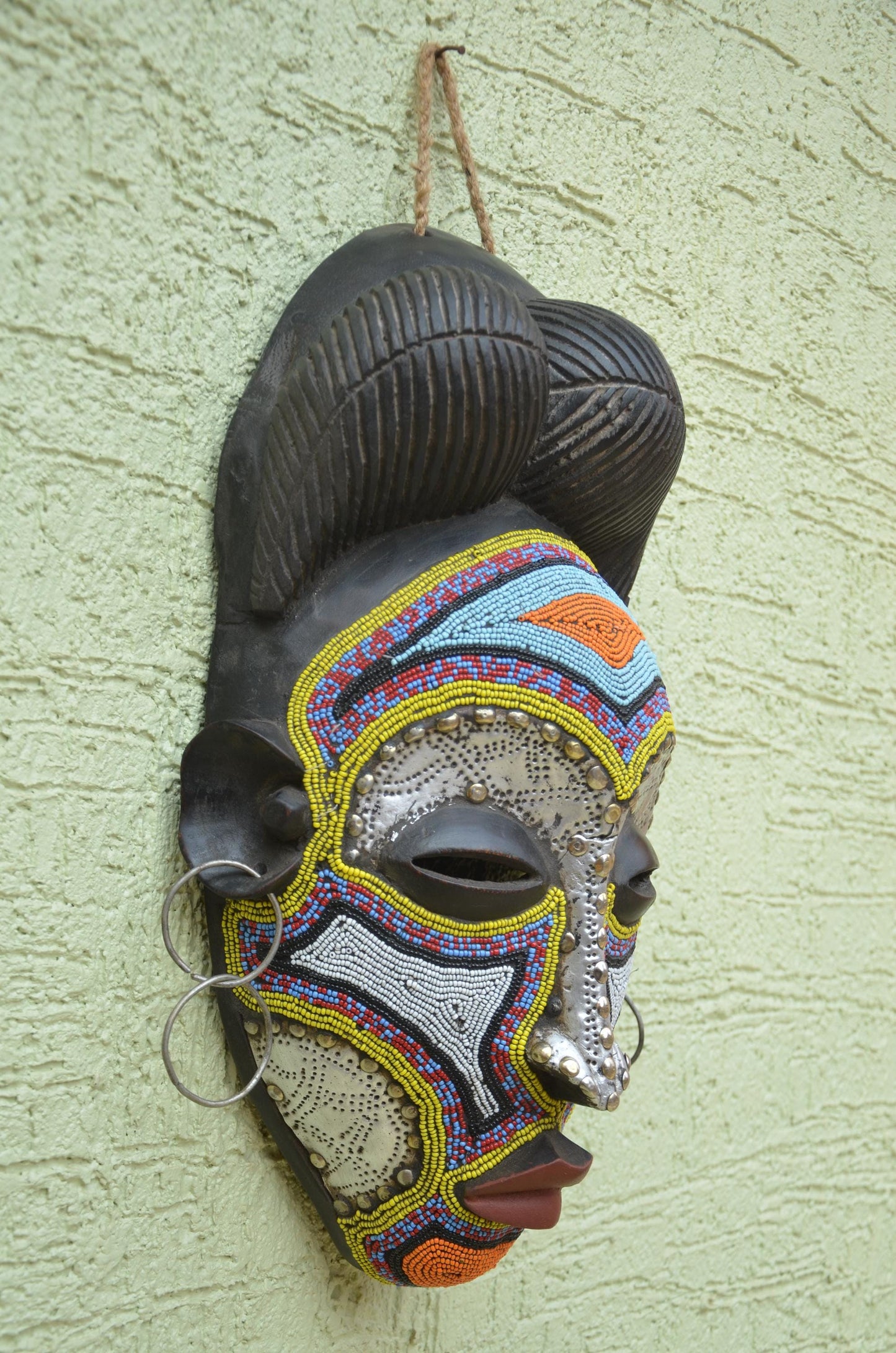 Bamileke Mask | African Wooden Tribal Art