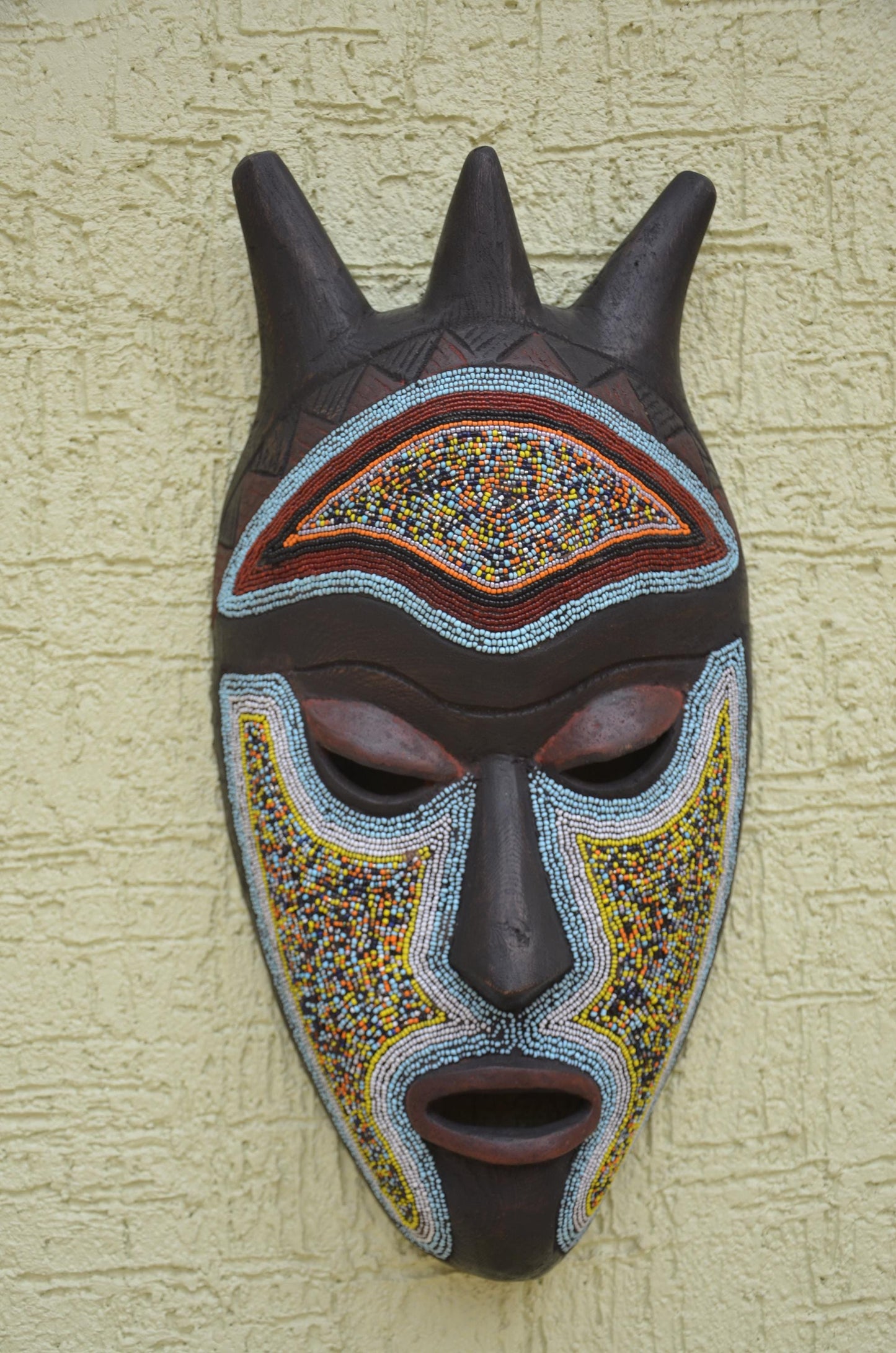 Authentic Lwalwa Tribal Mask | Congolese Art