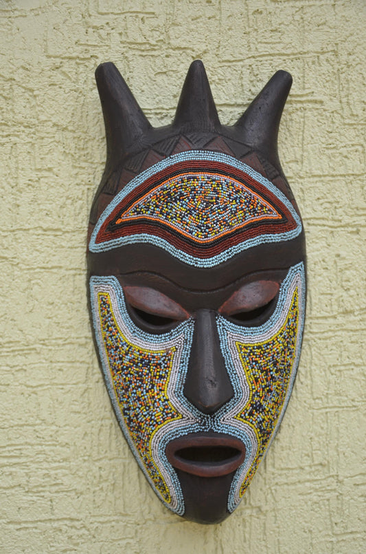 Authentic Lwalwa Tribal Mask | Congolese Art