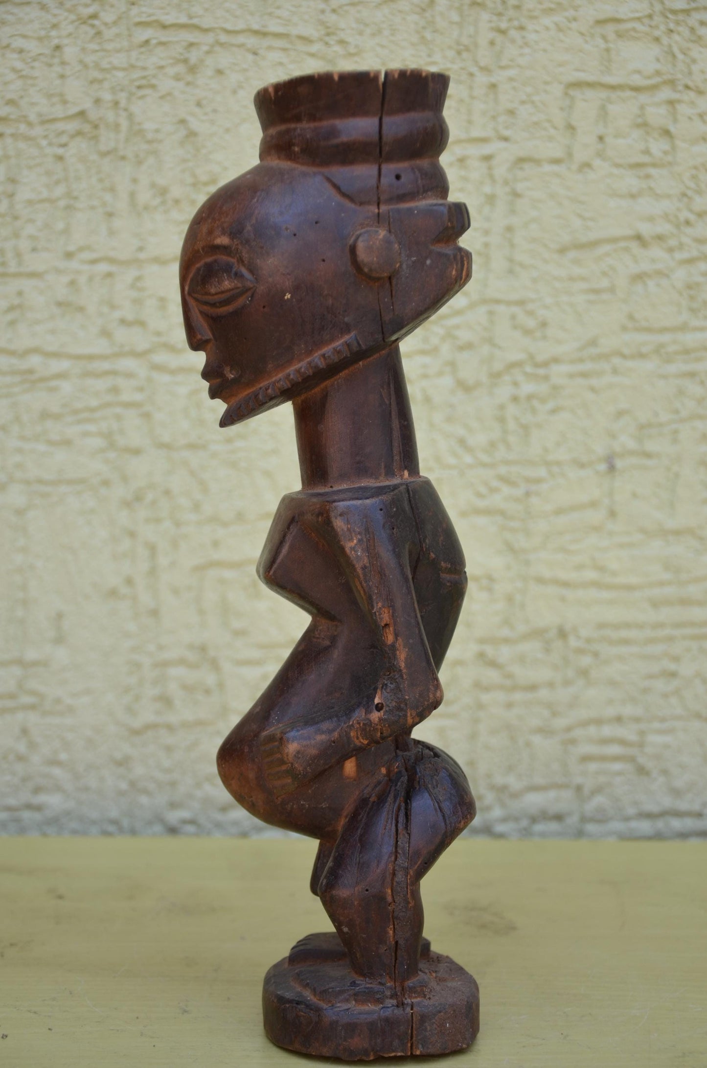 Authentic Hemba Luba Male Ancestor Figure | Congolese Art