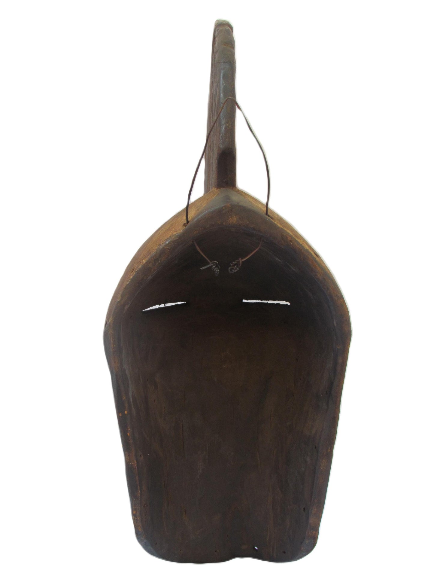 Vintage Songye Hand Carved Kifwebe Wood Mask from DRC.