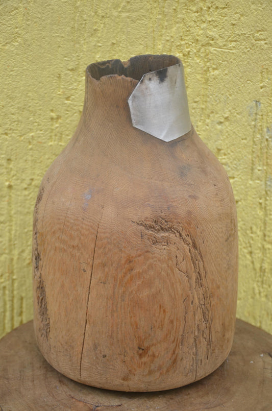 Authentic Rwandan Milk Vessel | Icyansi Traditional Wood Art | African Decor