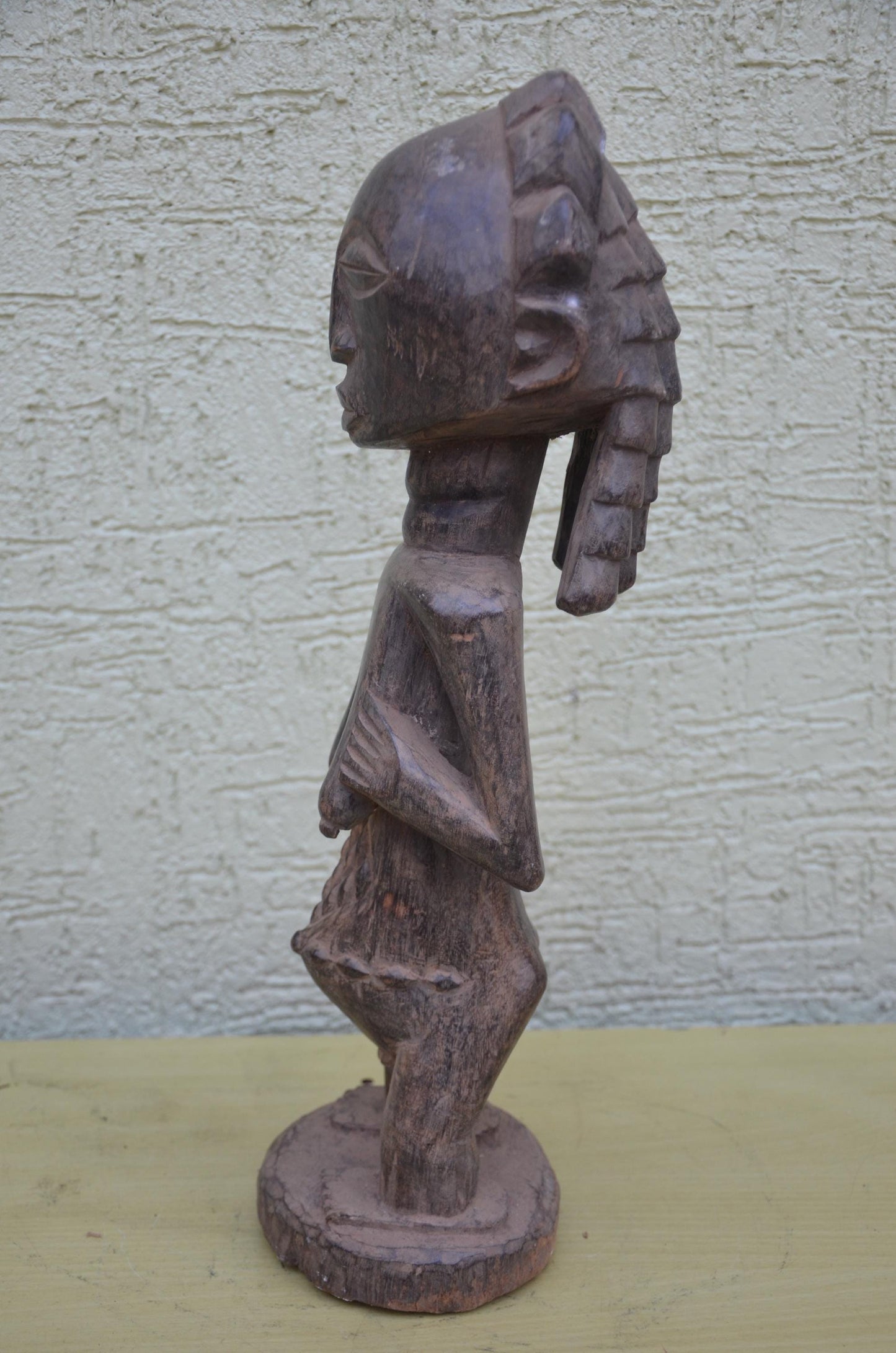 Luba Hemba Female Wooden Figure | DRC Ethnographic Art