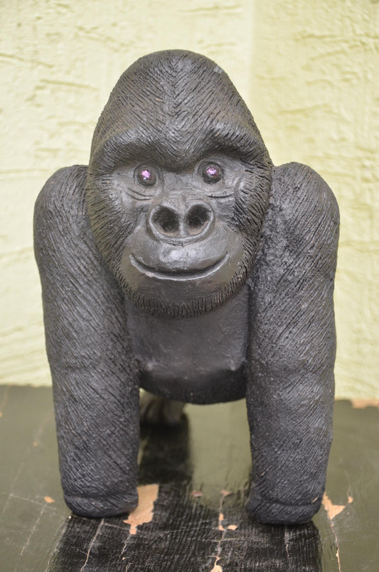 Handcrafted Clay Sculpture | Silverback Gorilla