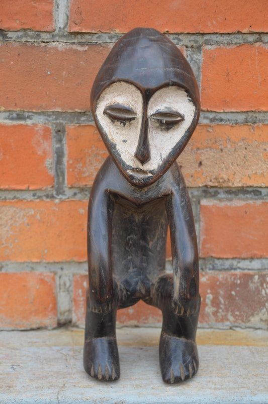 Authentic Lega Ancestral Figure | Congolese Tribal Art
