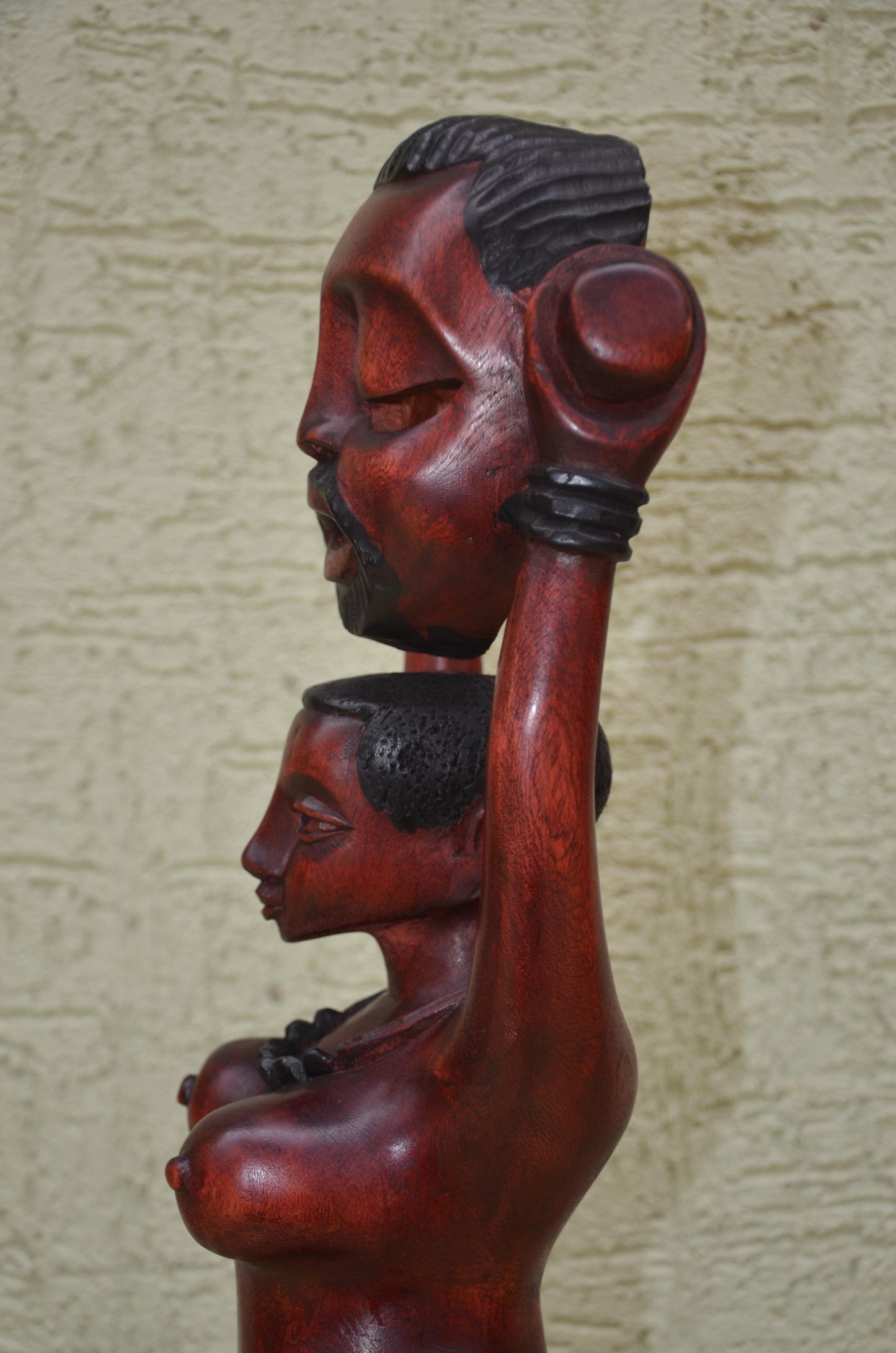 African Wooden Companion Figurine | Tribal Art Sculpture