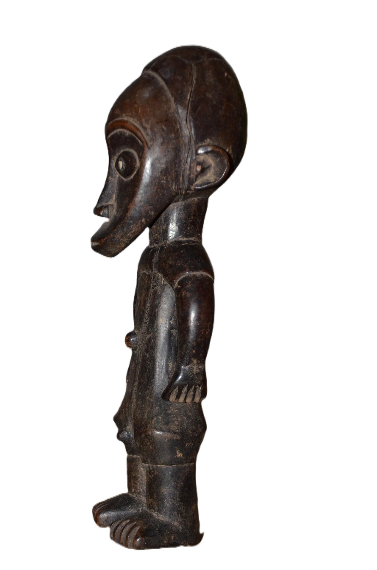 Authentic Mbole Statue | Congolese Tribal Art | Minimalist Wood Sculpture