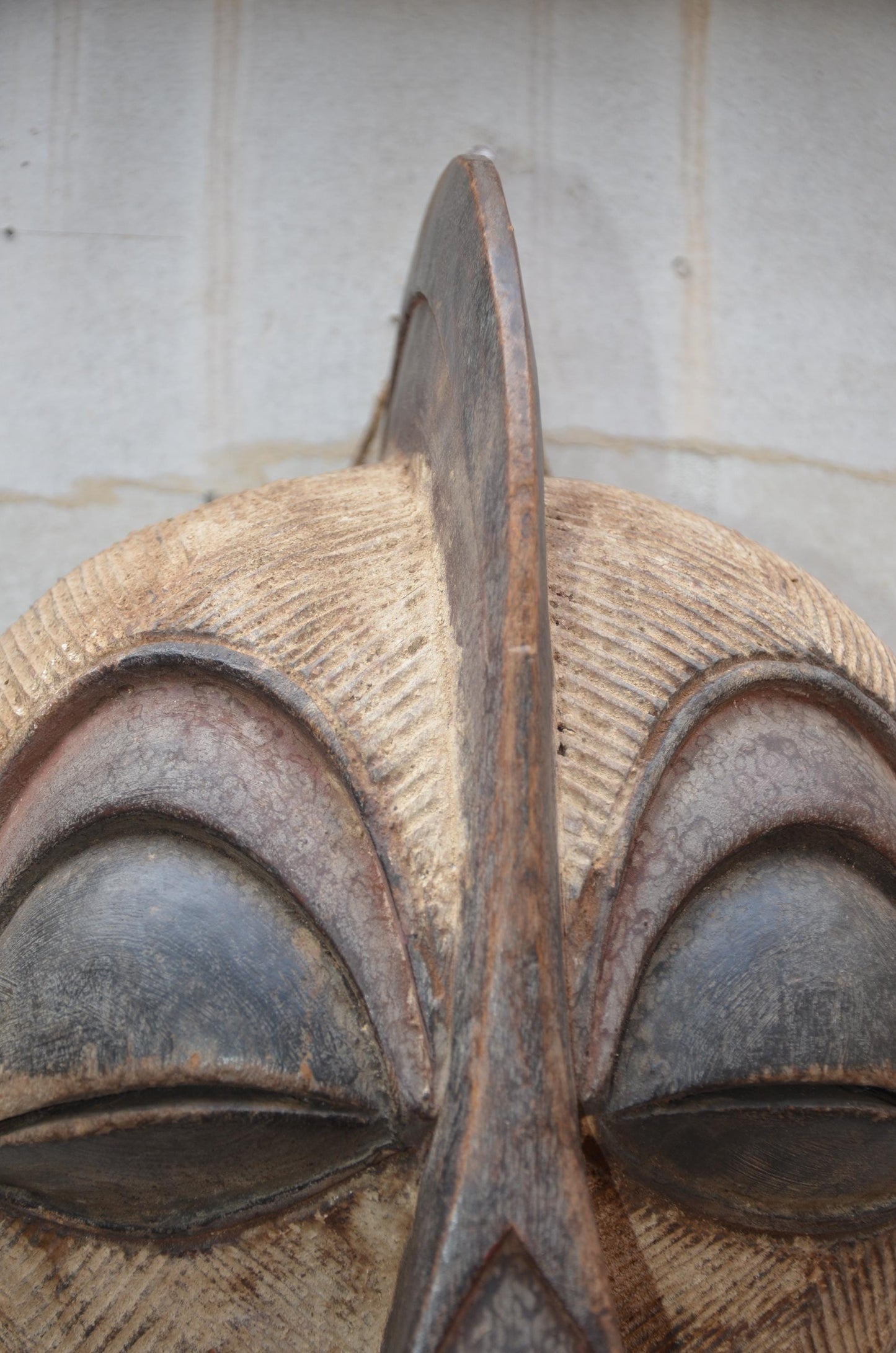 Authentic Male Songye Kifwebe Mask | Congo Tribal Art | Crested