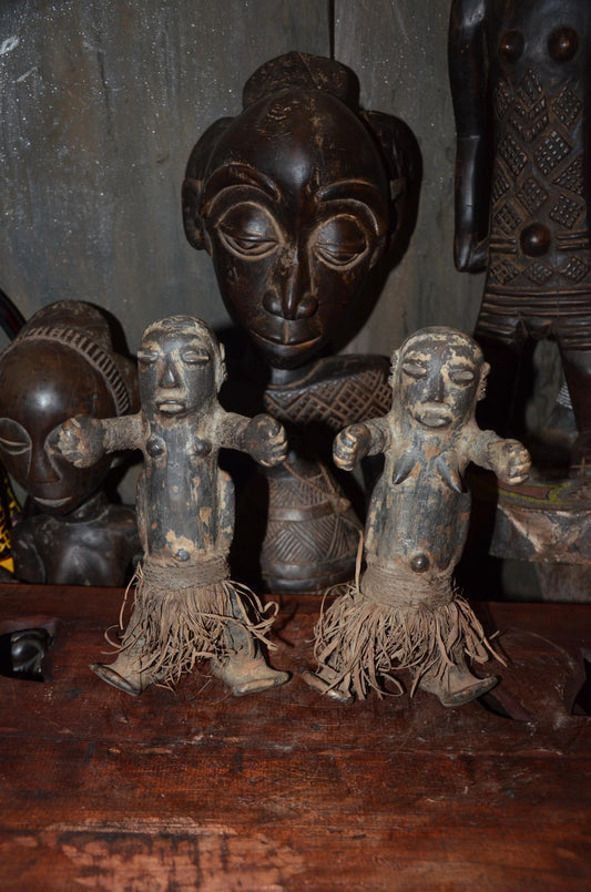 Authentic Namji Fertility Doll | Cameroon Tribal Art | Hand-Carved Wood