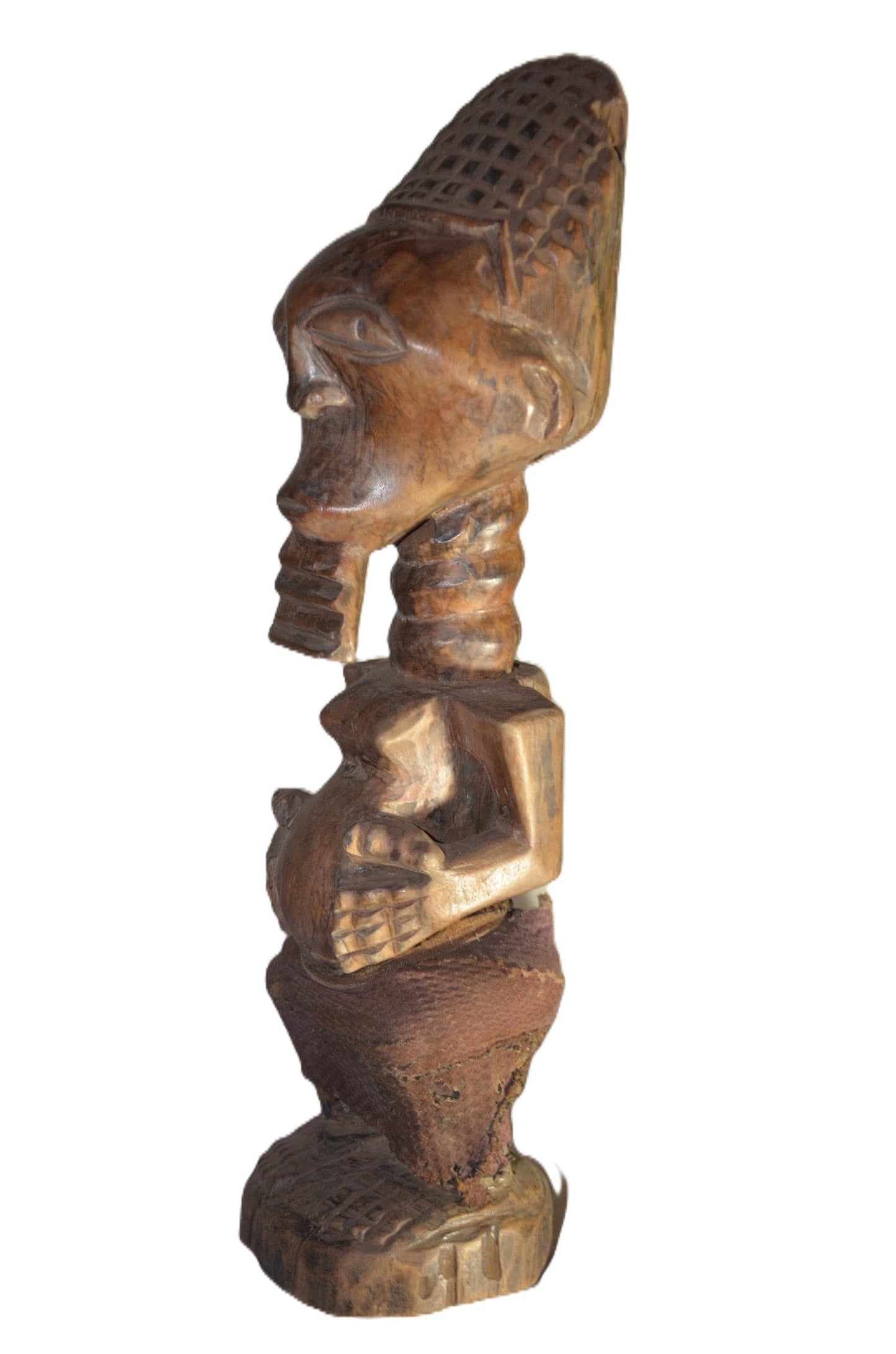 Authentic Songye Statue | Congolese Tribal Art | Hand-Carved Wood Art