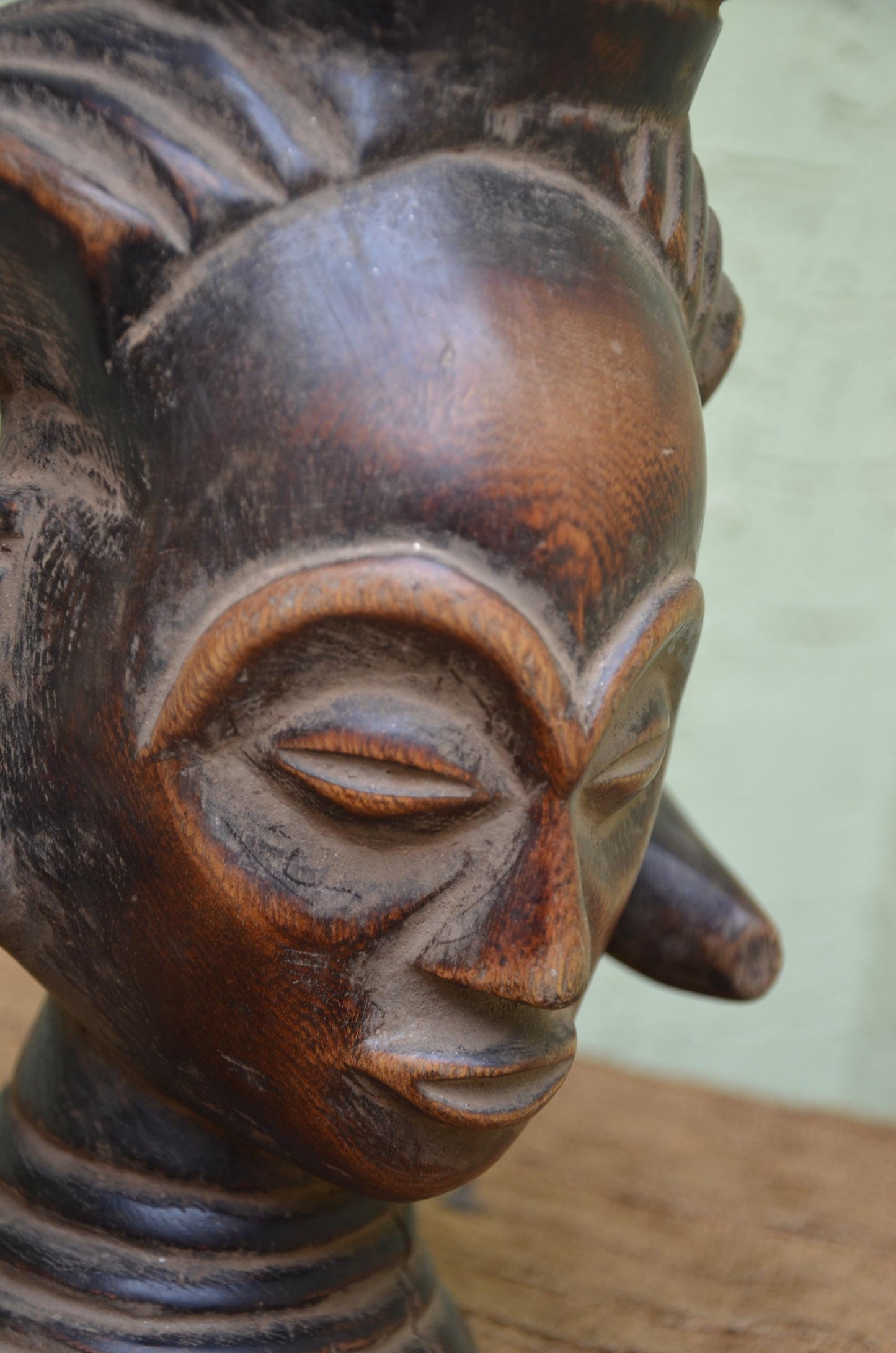 Authentic Kuba Prestige Palm Wine Cup | Royal Congolese Art