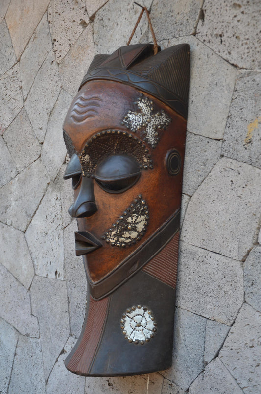 Authentic Pende Mask | Large Congolese Tribal Art | Statement Piece