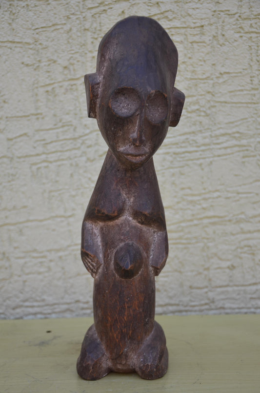 Authentic Female Lega Ancestor Figure | Congolese Art
