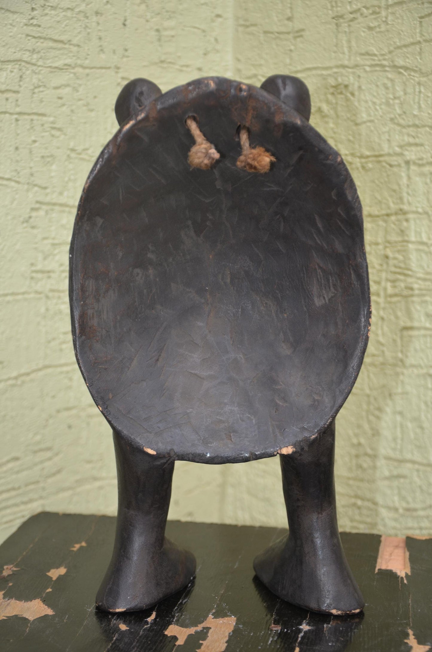 Authentic Zoomorphic Helmet Statue | Tribal Hybrid Art