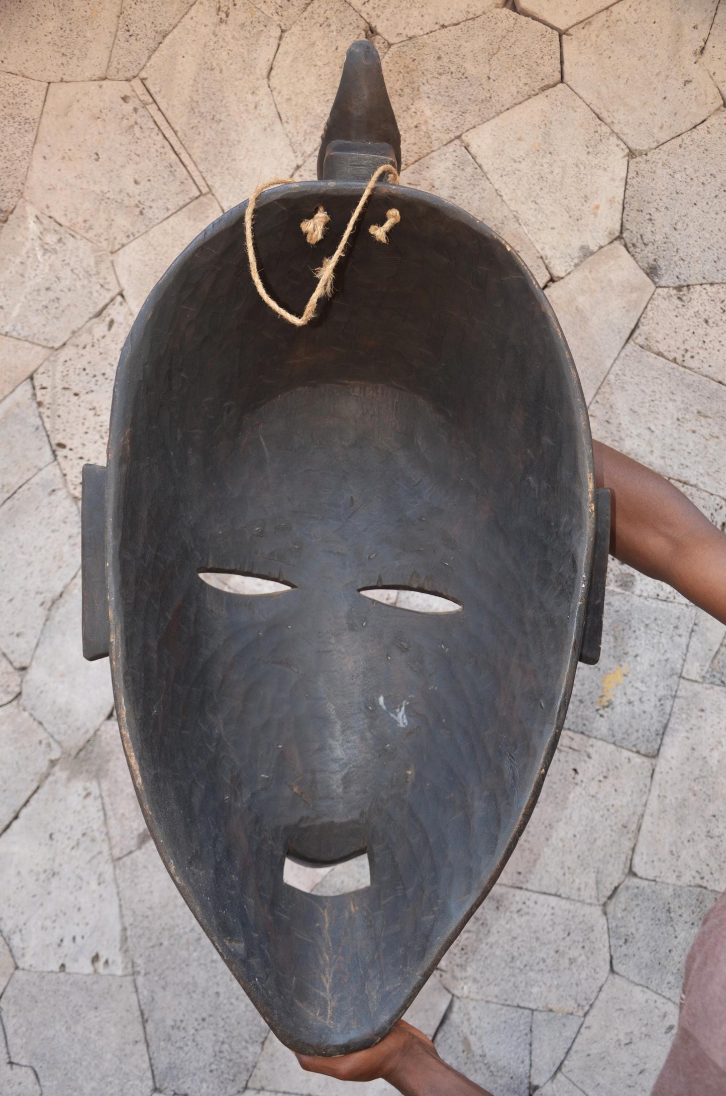 Authentic Marka Mask | Malian Tribal Art | Metal-Clad Sculpture
