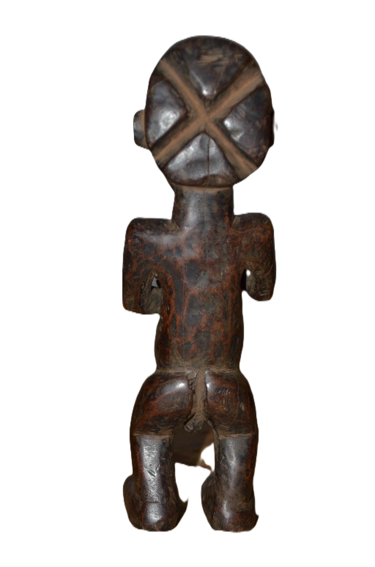 Authentic Hemba Statue | Tribal Musician Figure | Hand-Carved Wood Art