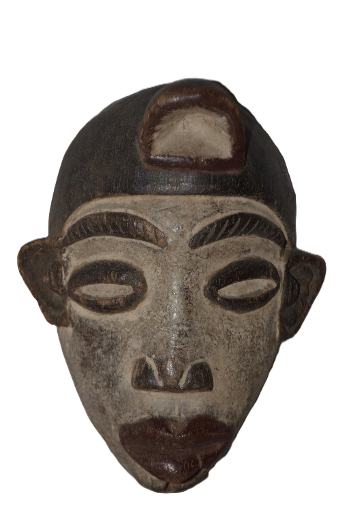 Authentic Bapunu Mask | Punu Tribal Art | Congolese Wood Wall Sculpture