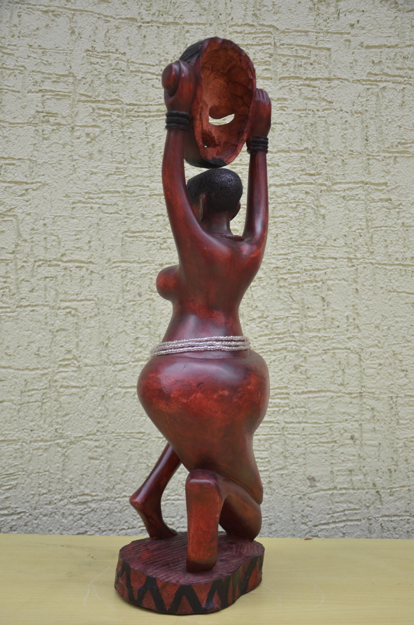 African Wooden Companion Figurine | Tribal Art Sculpture