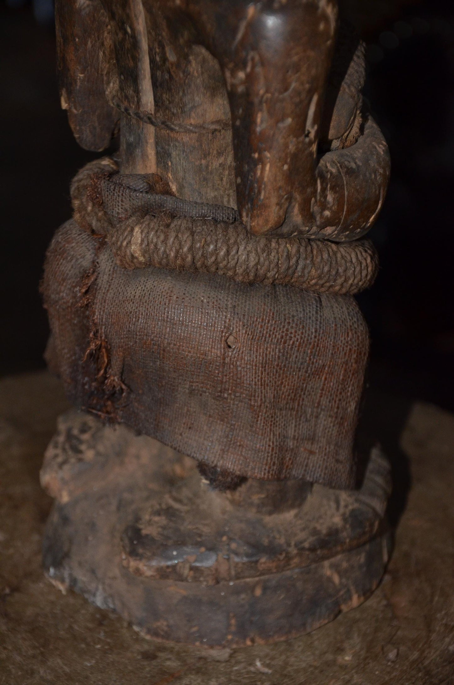 Songye Nkishi Figure | Authentic Congolese Power Fetish | Hand-Carved Tribal Sculpture