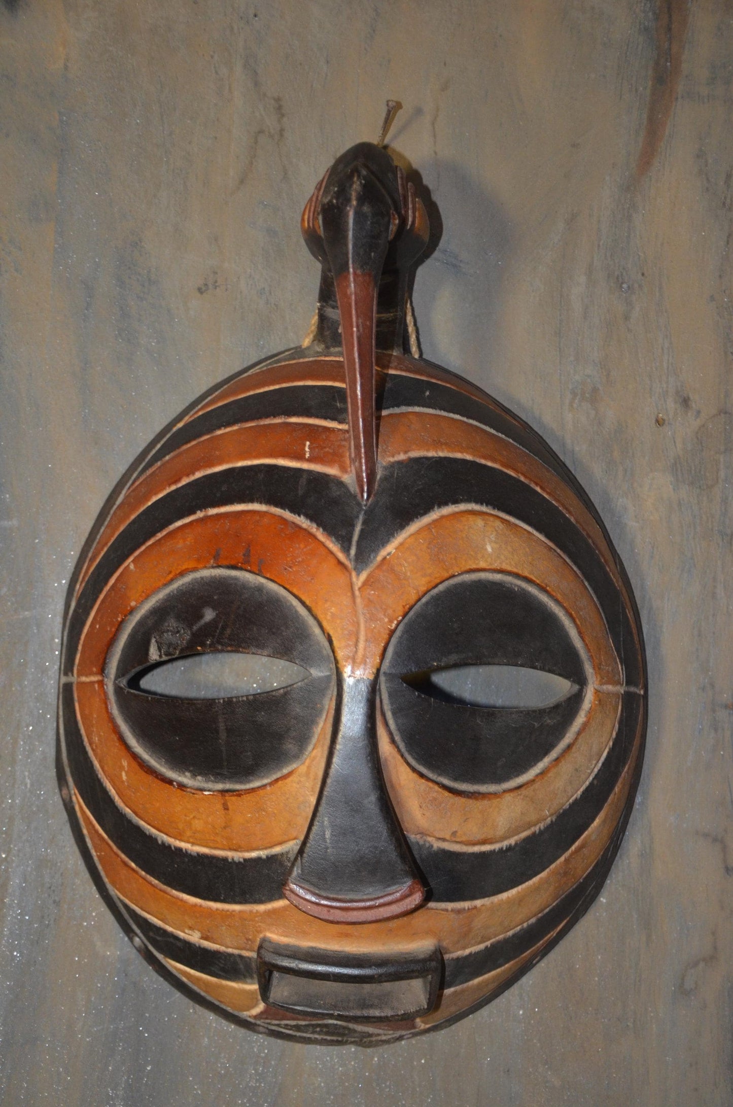 Authentic Songye Kifwebe Mask | Bird Motif | Congolese Tribal Art